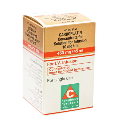 Карбоплатин 450 мг - Carboplatin купить в Израиле